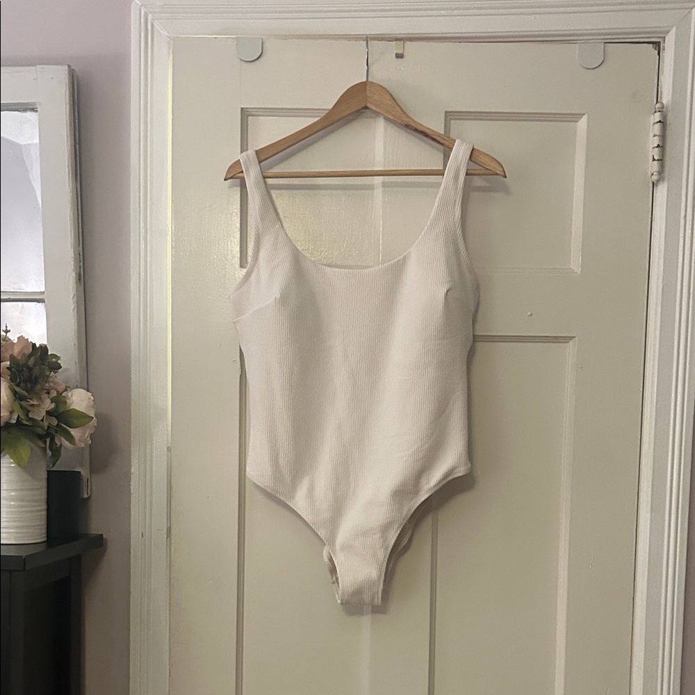 H&M Cream Women Swim One Piece